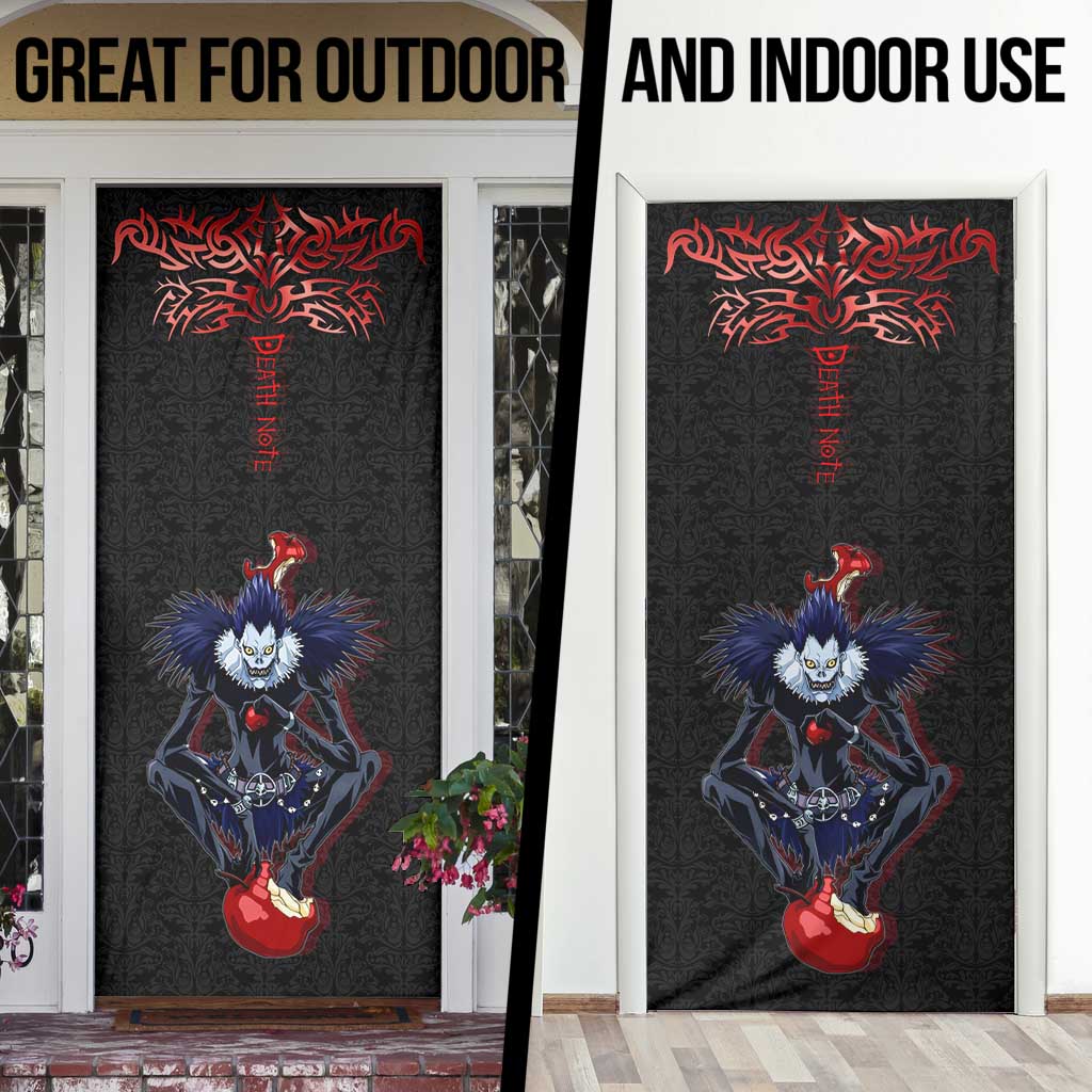 Ryuk Death Note Door Cover Death Note's Ryuk - Chaos, Apples & Darkness