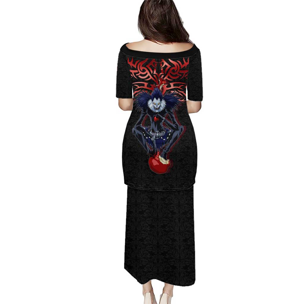 Ryuk Death Note Family Matching Puletasi and Hawaiian Shirt Death Note's Ryuk - Chaos, Apples & Darkness