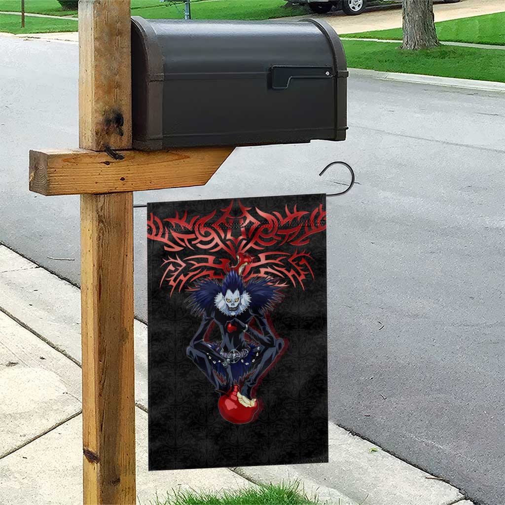 Ryuk Death Note Garden Flag Death Note's Ryuk - Chaos, Apples & Darkness
