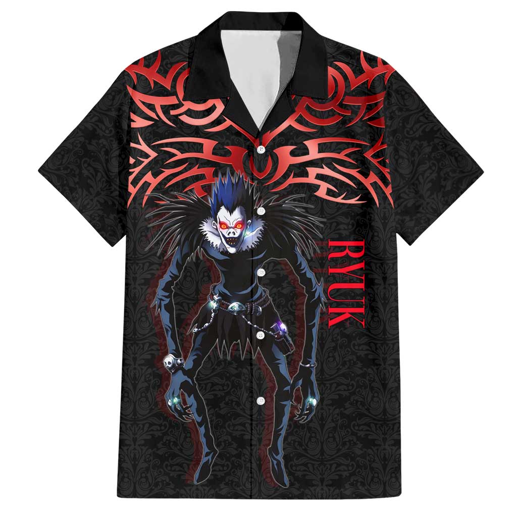 Ryuk Death Note Hawaiian Shirt Death Note's Ryuk - Chaos, Apples & Darkness