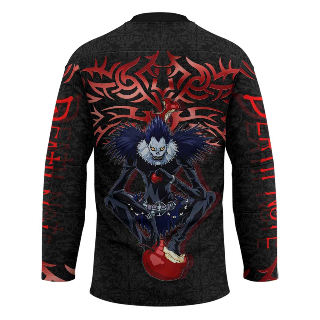 Ryuk Death Note Hockey Jersey Death Note's Ryuk - Chaos, Apples & Darkness