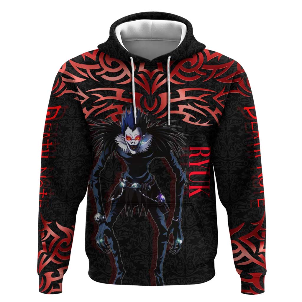 Ryuk Death Note Hoodie Death Note's Ryuk - Chaos, Apples & Darkness