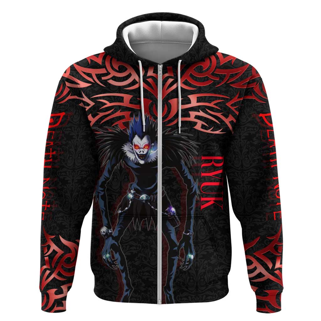 Ryuk Death Note Hoodie Death Note's Ryuk - Chaos, Apples & Darkness