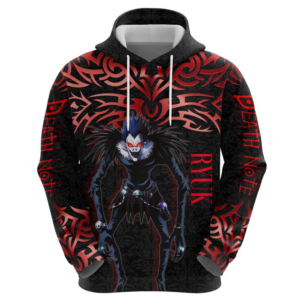Ryuk Death Note Hoodie Death Note's Ryuk - Chaos, Apples & Darkness