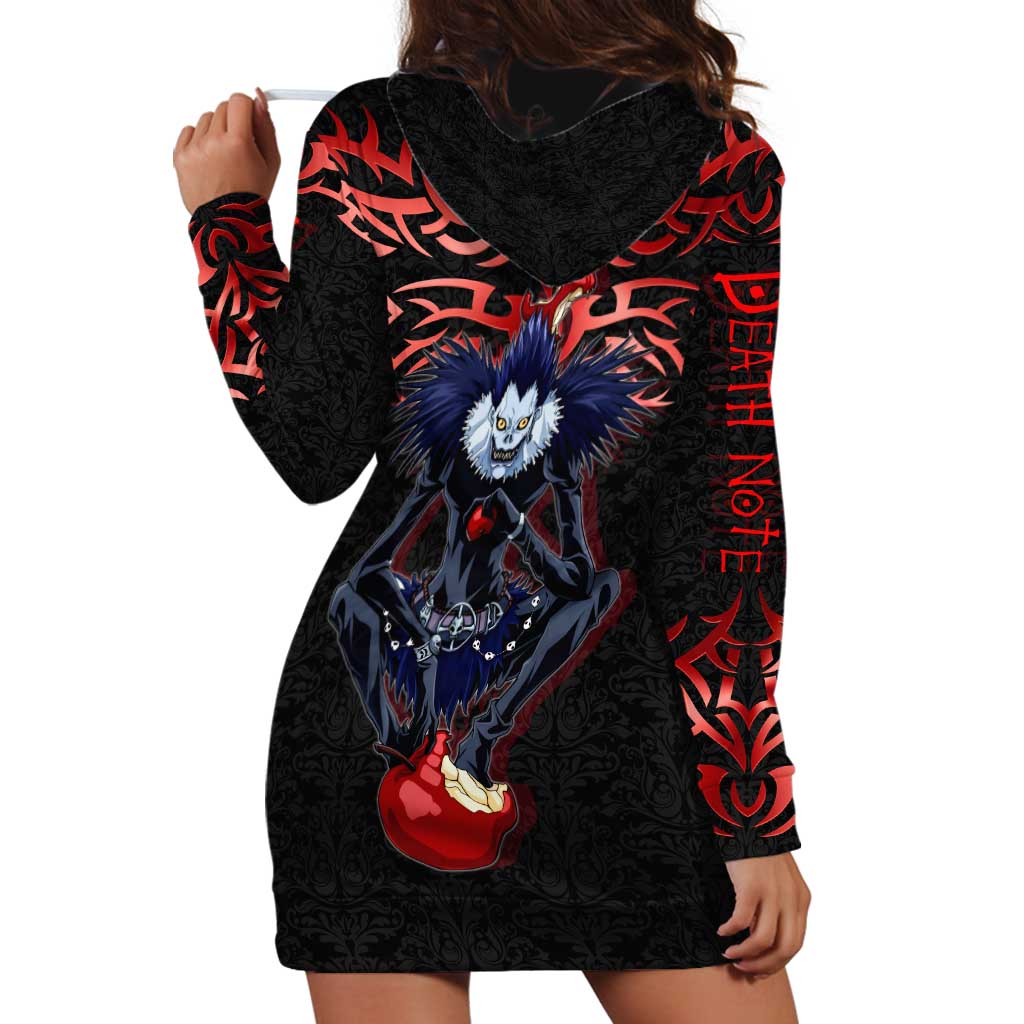 Ryuk Death Note Hoodie Dress Death Note's Ryuk - Chaos, Apples & Darkness