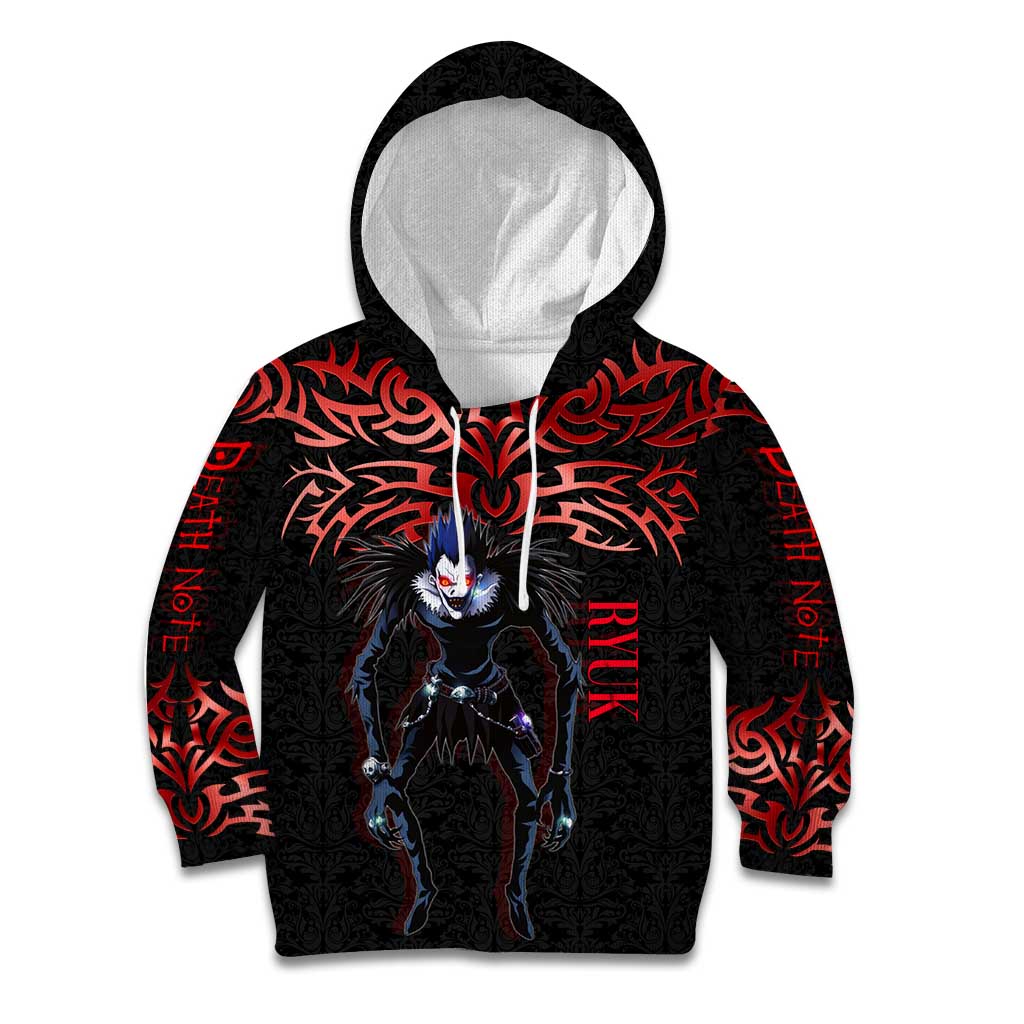 Ryuk Death Note Kid Hoodie Death Note's Ryuk - Chaos, Apples & Darkness