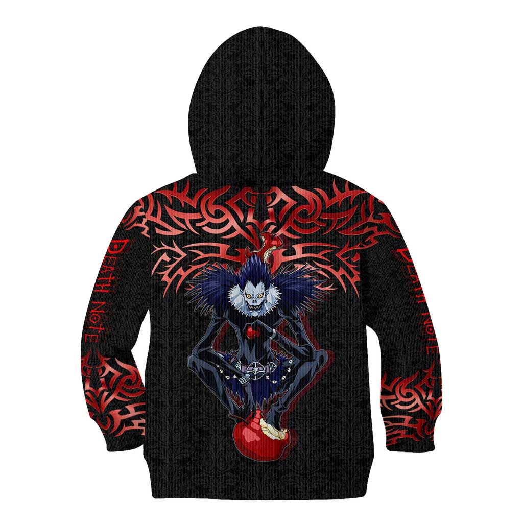 Ryuk Death Note Kid Hoodie Death Note's Ryuk - Chaos, Apples & Darkness