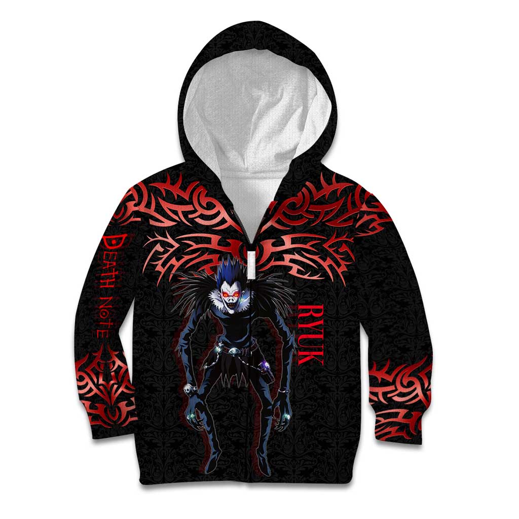 Ryuk Death Note Kid Hoodie Death Note's Ryuk - Chaos, Apples & Darkness