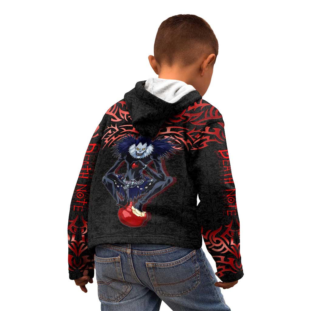 Ryuk Death Note Kid Hoodie Death Note's Ryuk - Chaos, Apples & Darkness