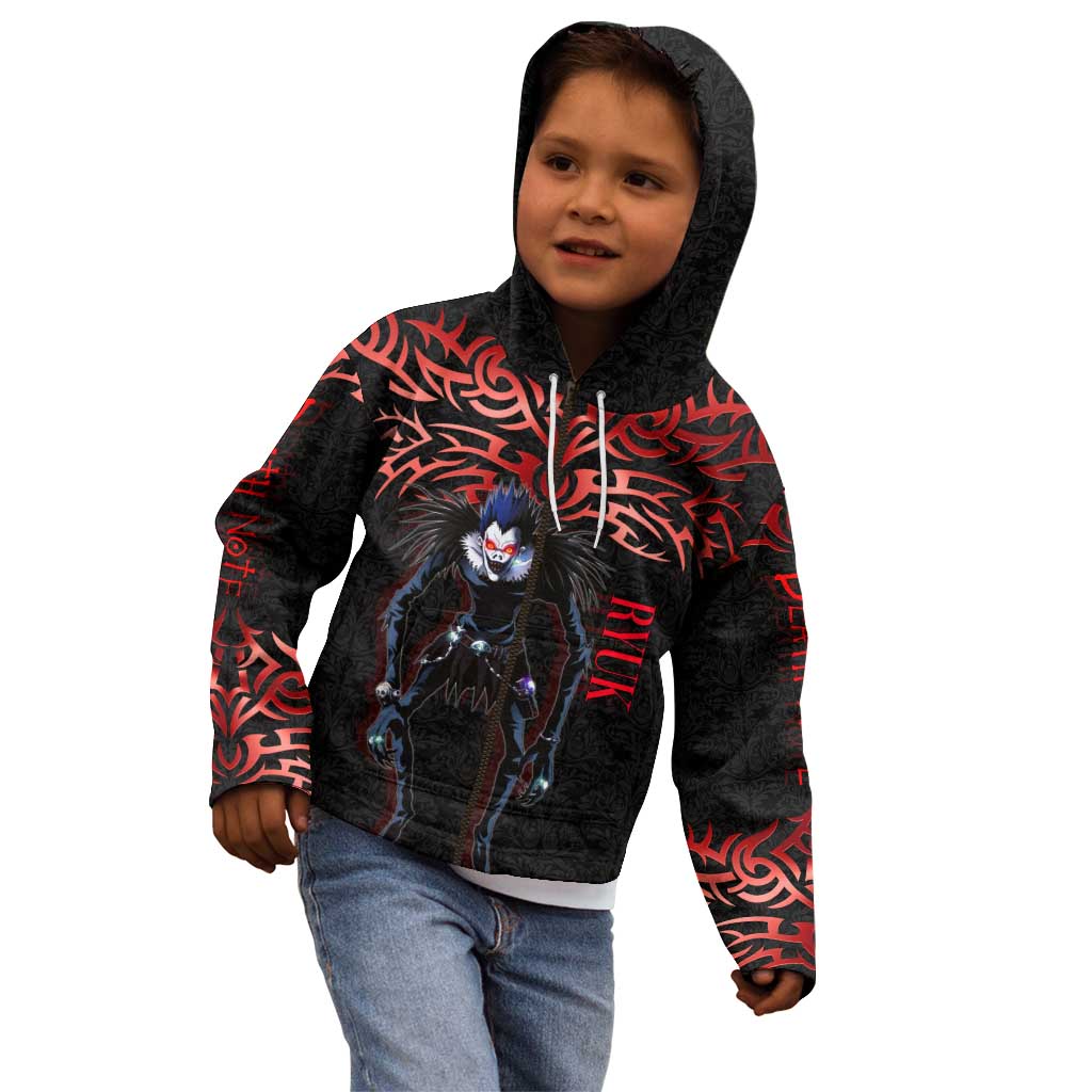 Ryuk Death Note Kid Hoodie Death Note's Ryuk - Chaos, Apples & Darkness
