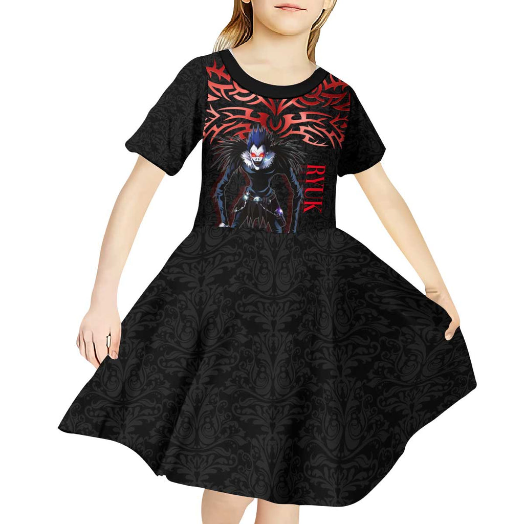 Ryuk Death Note Kid Short Sleeve Dress Death Note's Ryuk - Chaos, Apples & Darkness