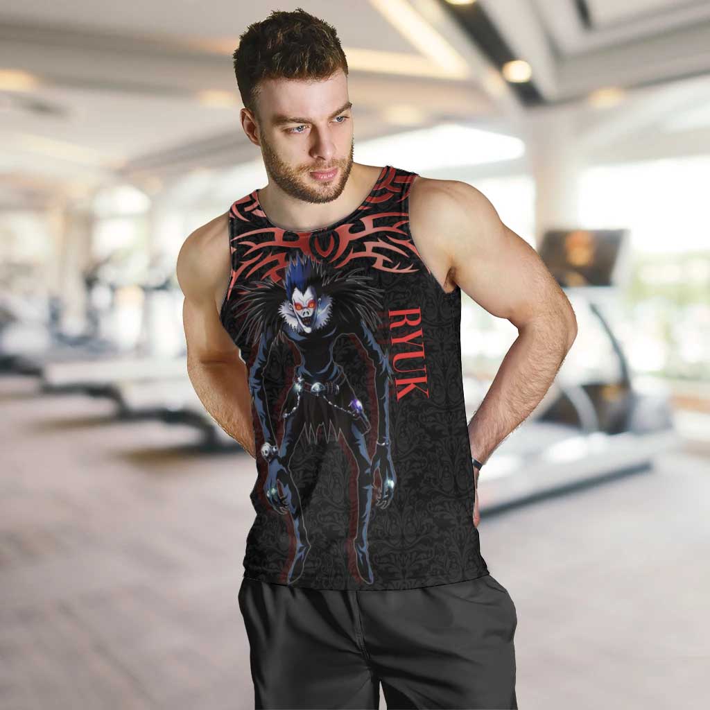 Ryuk Death Note Men Tank Top Death Note's Ryuk - Chaos, Apples & Darkness