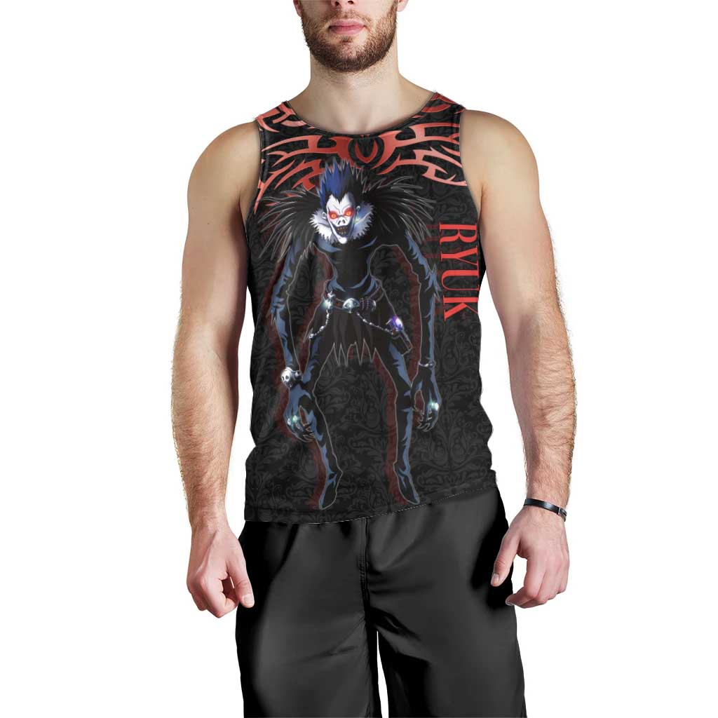 Ryuk Death Note Men Tank Top Death Note's Ryuk - Chaos, Apples & Darkness