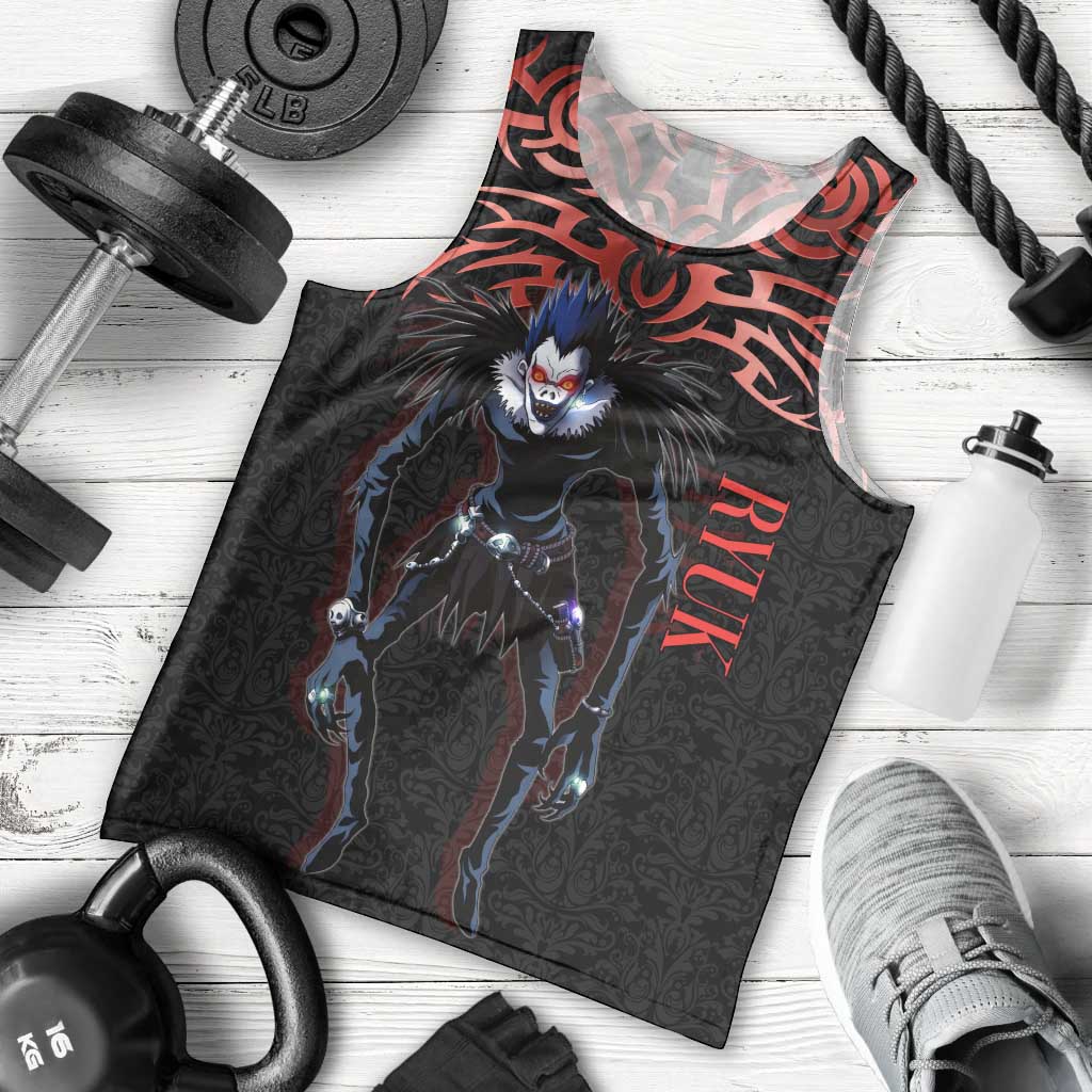 Ryuk Death Note Men Tank Top Death Note's Ryuk - Chaos, Apples & Darkness