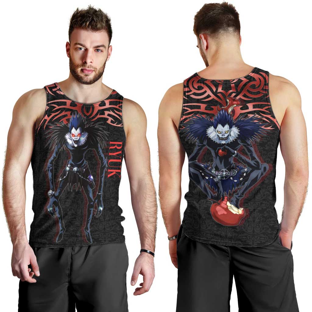Ryuk Death Note Men Tank Top Death Note's Ryuk - Chaos, Apples & Darkness