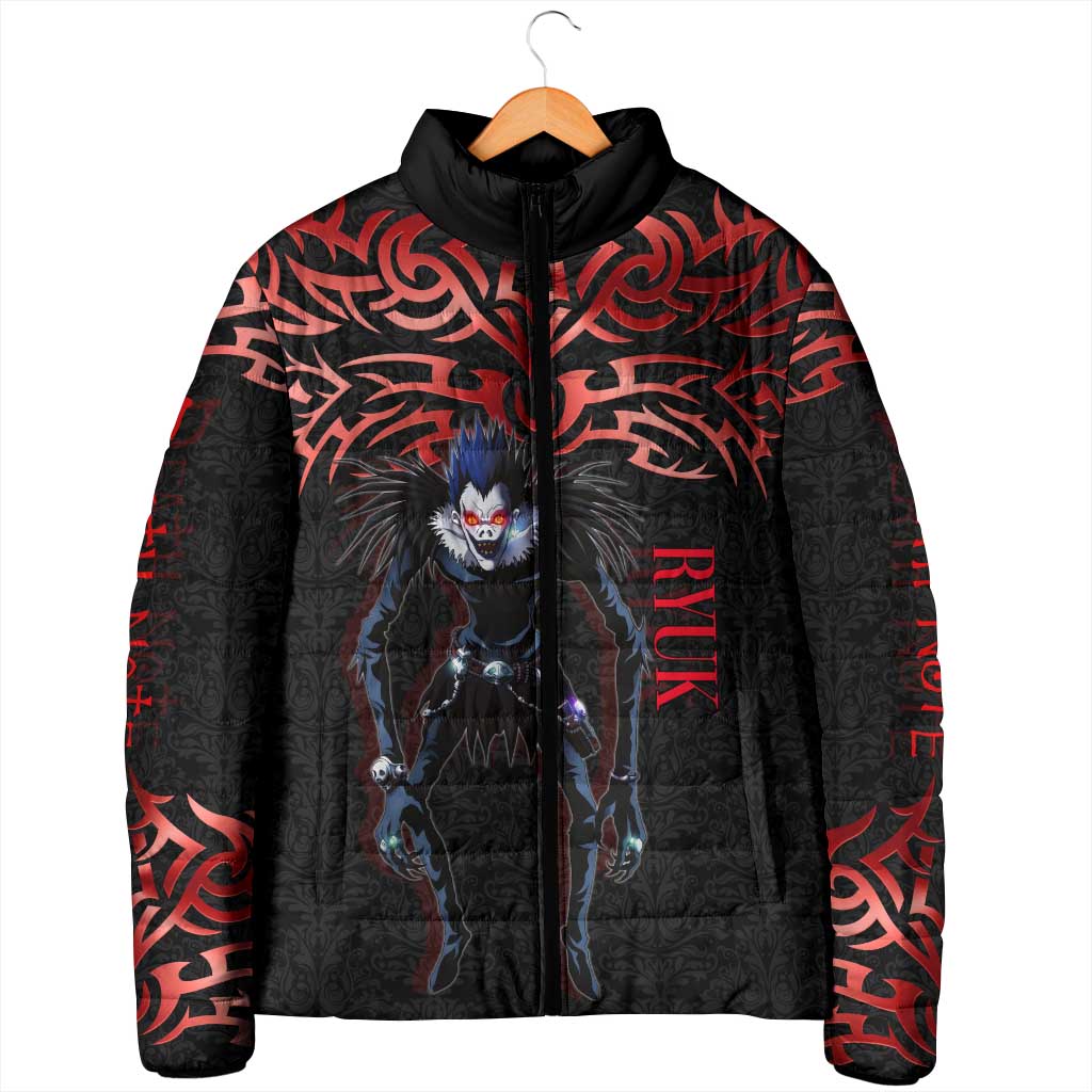 Ryuk Death Note Padded Jacket Death Note's Ryuk - Chaos, Apples & Darkness