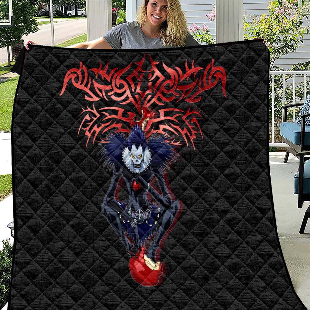 Ryuk Death Note Quilt Death Note's Ryuk - Chaos, Apples & Darkness