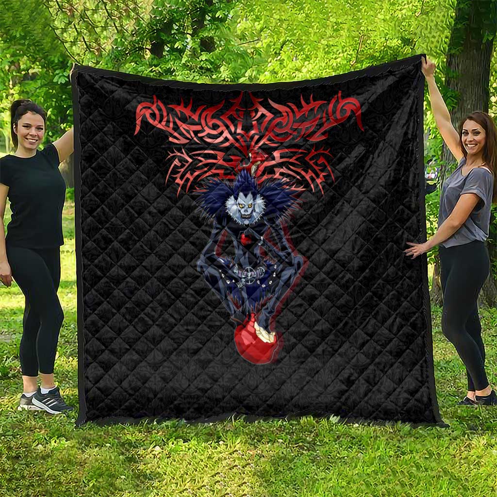 Ryuk Death Note Quilt Death Note's Ryuk - Chaos, Apples & Darkness