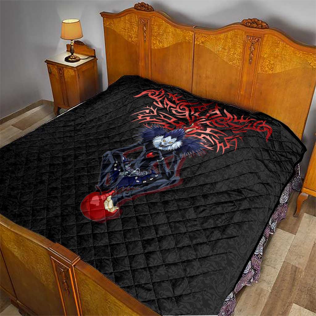 Ryuk Death Note Quilt Death Note's Ryuk - Chaos, Apples & Darkness