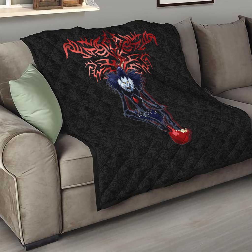 Ryuk Death Note Quilt Death Note's Ryuk - Chaos, Apples & Darkness
