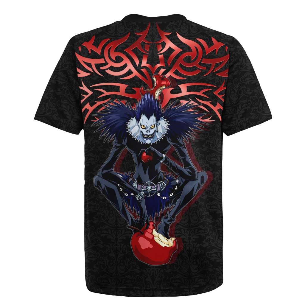 Ryuk Death Note Rugby Jersey Death Note's Ryuk - Chaos, Apples & Darkness