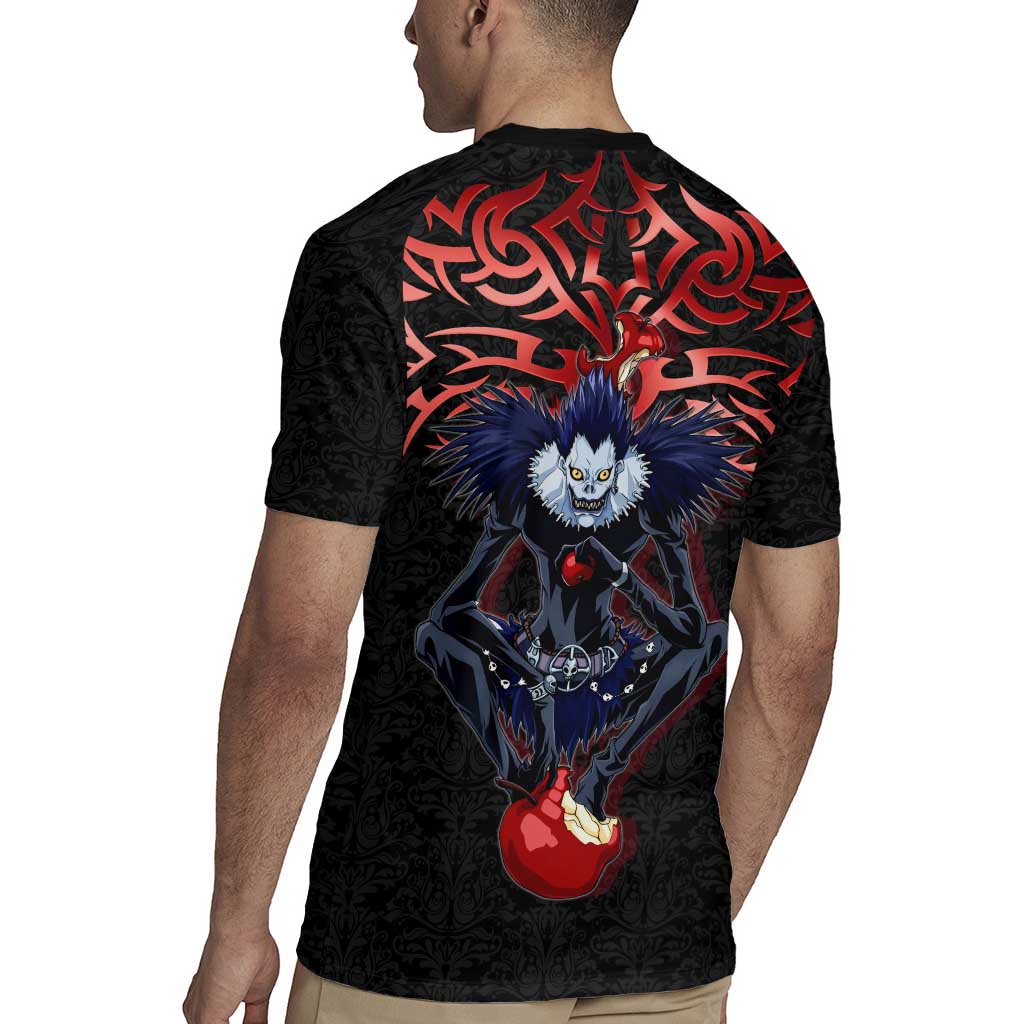 Ryuk Death Note Rugby Jersey Death Note's Ryuk - Chaos, Apples & Darkness