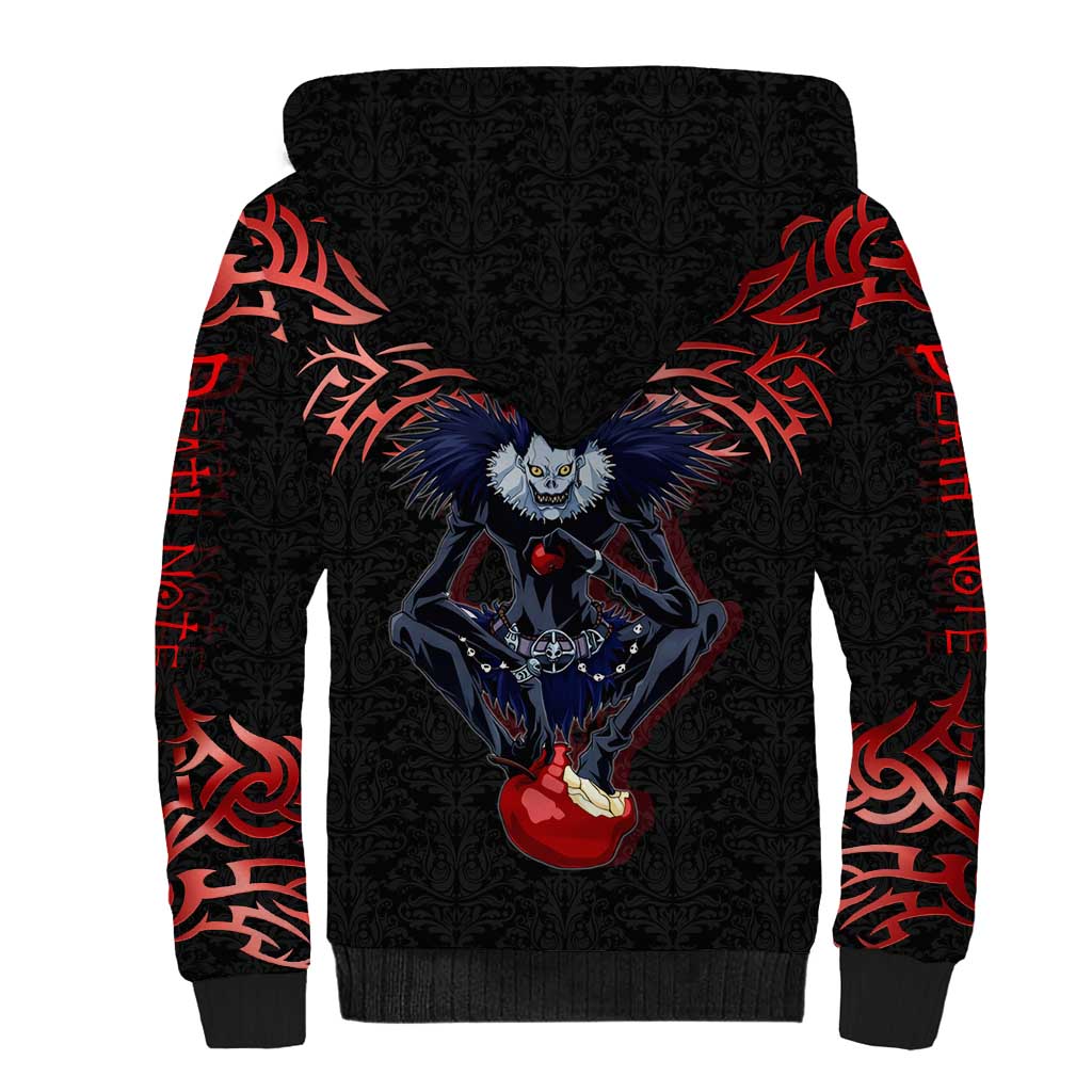 Ryuk Death Note Sherpa Hoodie Death Note's Ryuk - Chaos, Apples & Darkness