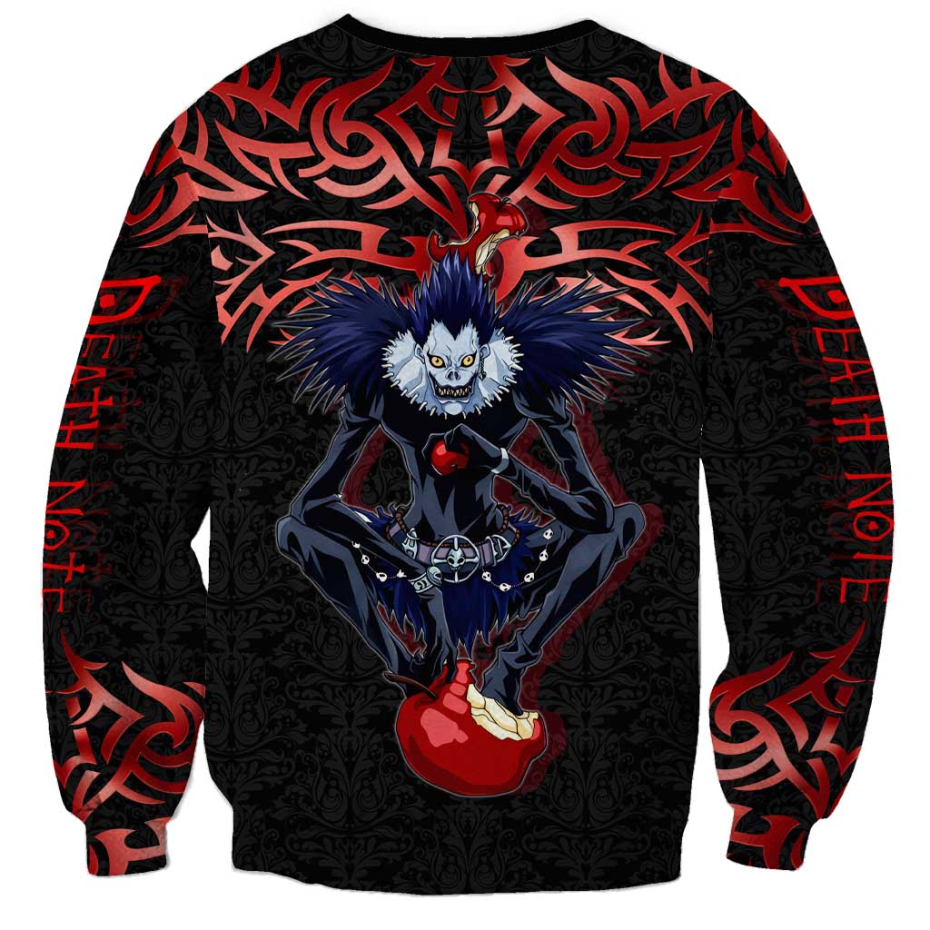 Ryuk Death Note Sweatshirt Death Note's Ryuk - Chaos, Apples & Darkness