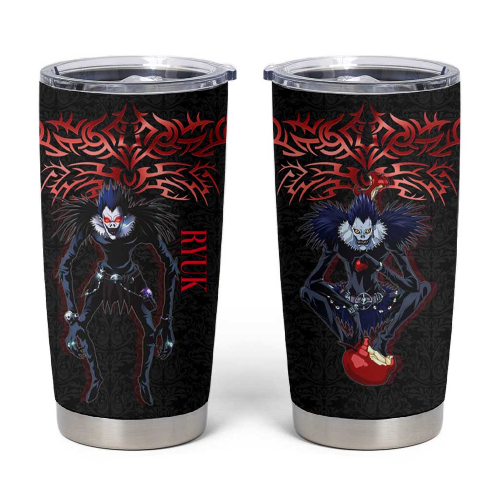 Ryuk Death Note Tumbler Cup Death Note's Ryuk - Chaos, Apples & Darkness
