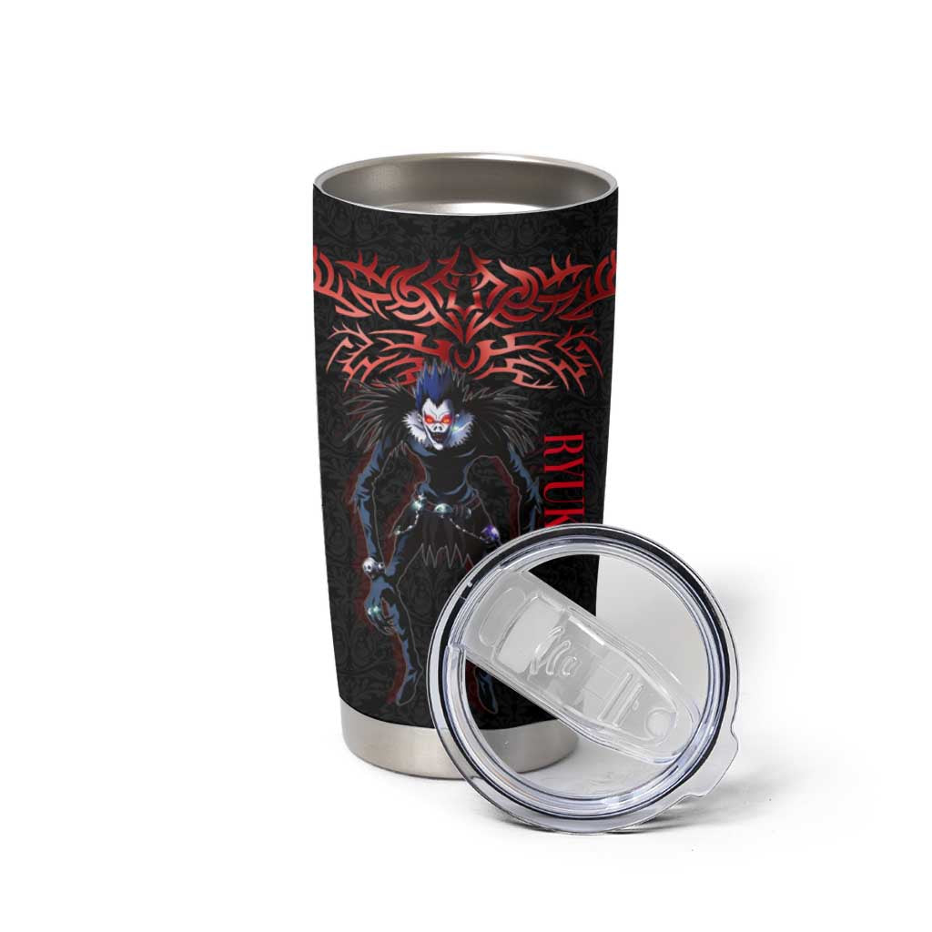 Ryuk Death Note Tumbler Cup Death Note's Ryuk - Chaos, Apples & Darkness