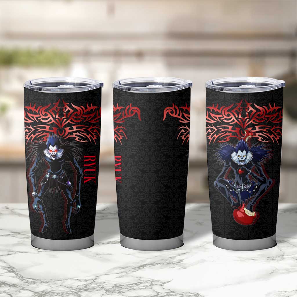 Ryuk Death Note Tumbler Cup Death Note's Ryuk - Chaos, Apples & Darkness