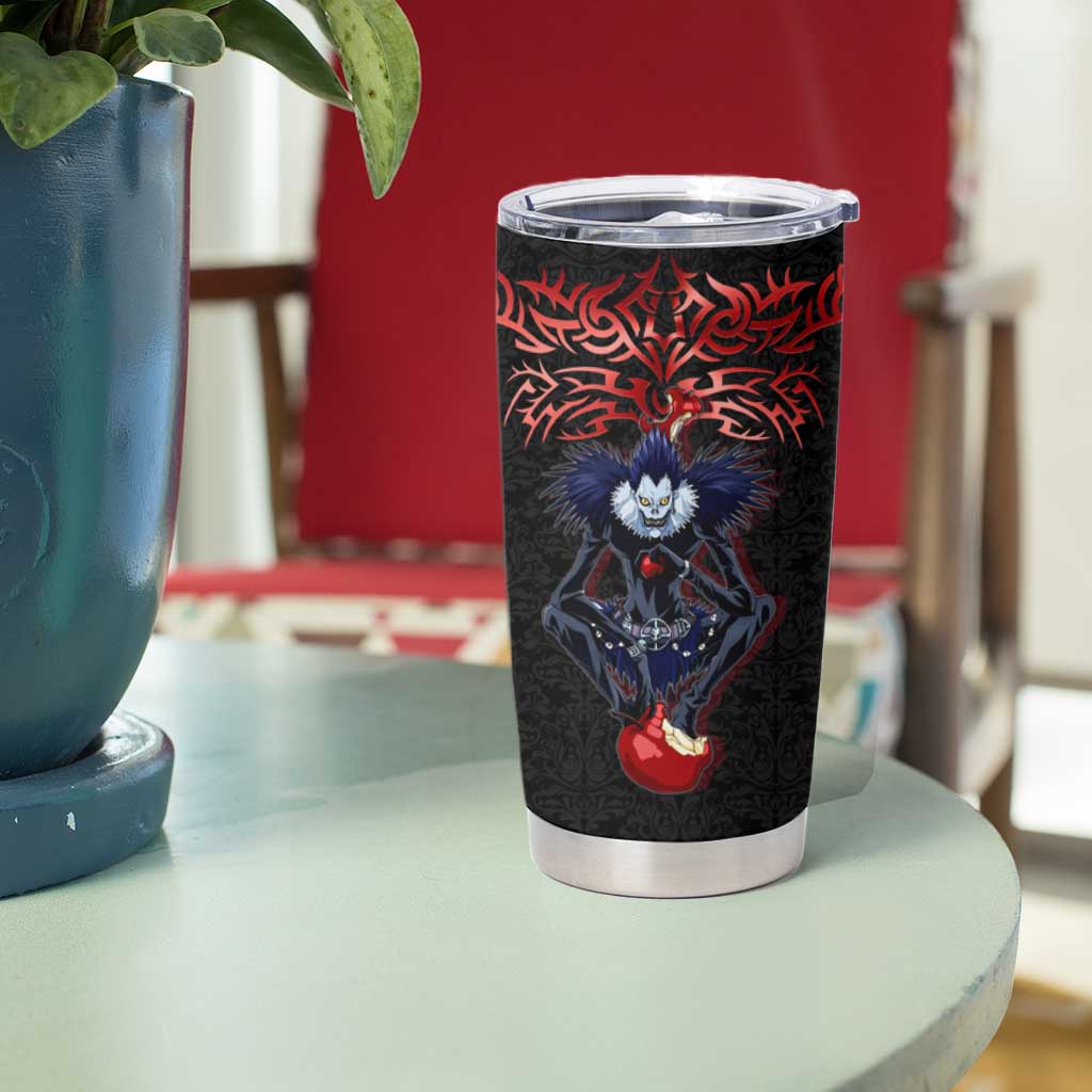 Ryuk Death Note Tumbler Cup Death Note's Ryuk - Chaos, Apples & Darkness
