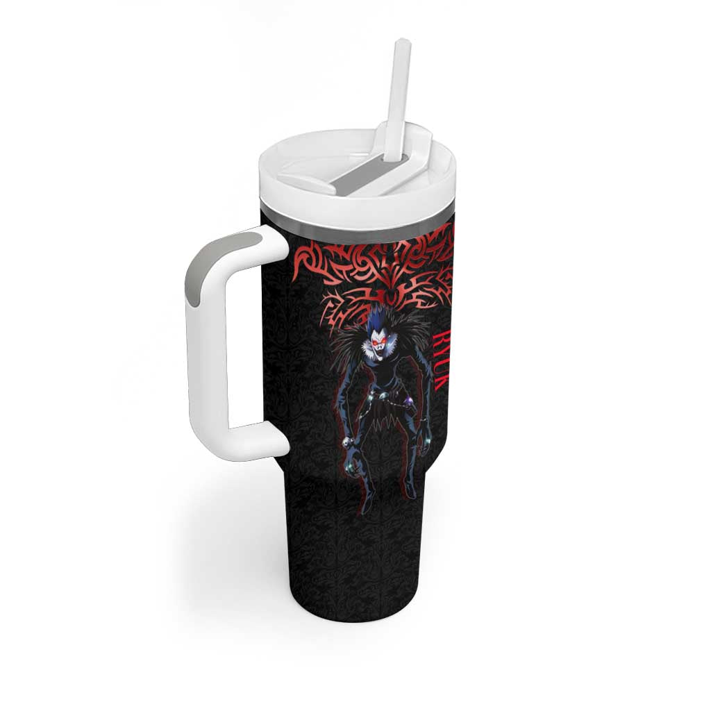 Ryuk Death Note Tumbler With Handle Death Note's Ryuk - Chaos, Apples & Darkness