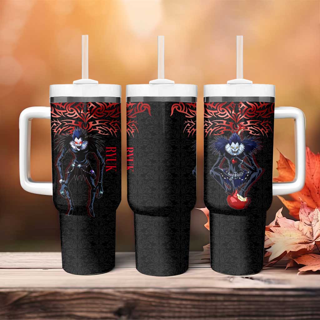 Ryuk Death Note Tumbler With Handle Death Note's Ryuk - Chaos, Apples & Darkness