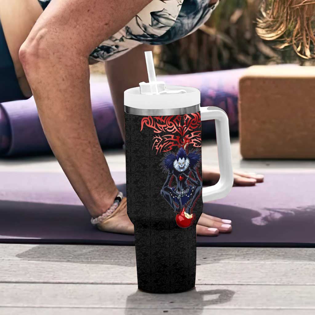 Ryuk Death Note Tumbler With Handle Death Note's Ryuk - Chaos, Apples & Darkness