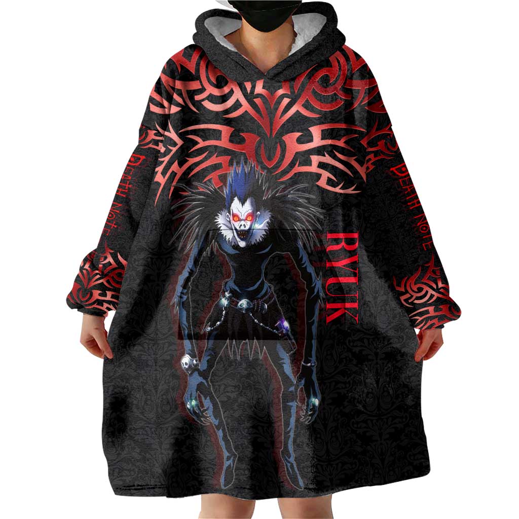 Ryuk Death Note Wearable Blanket Hoodie Death Note's Ryuk - Chaos, Apples & Darkness