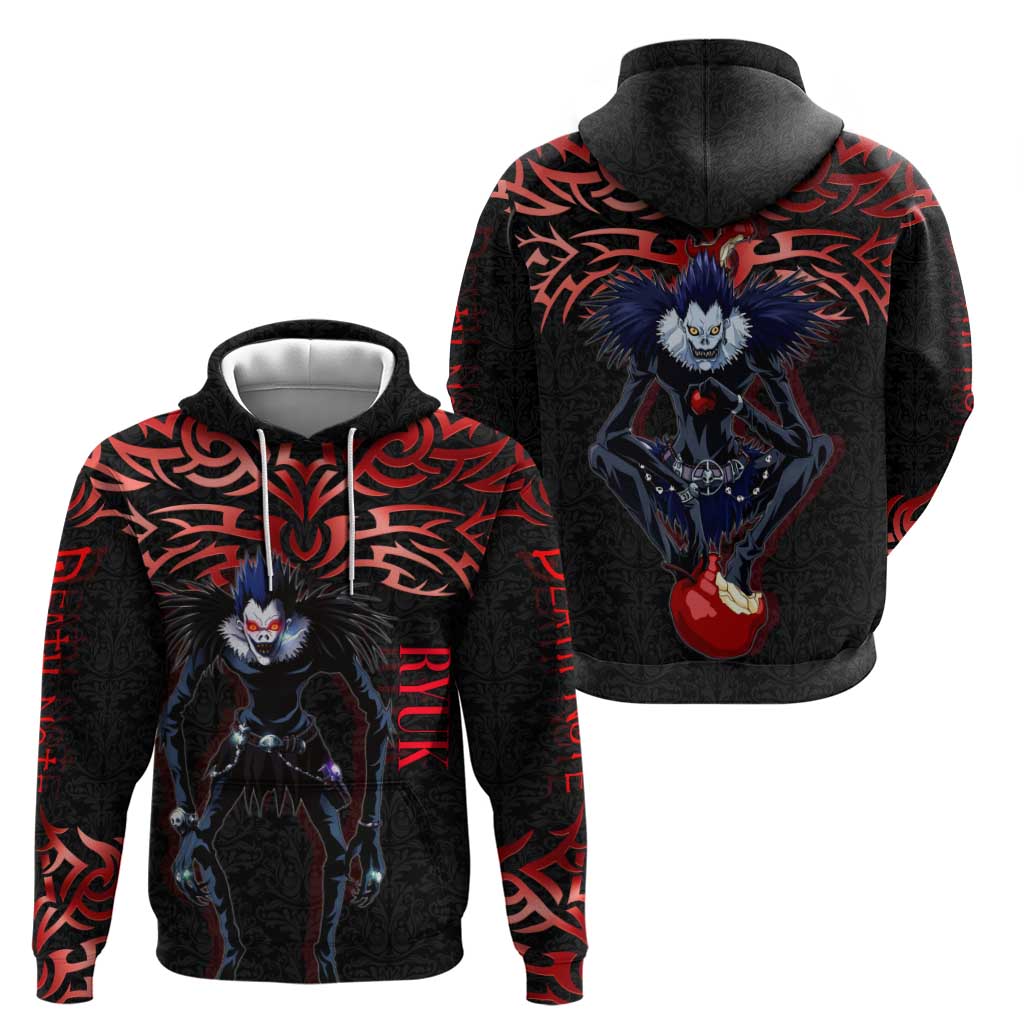Ryuk Death Note Zip Hoodie Death Note's Ryuk - Chaos, Apples & Darkness