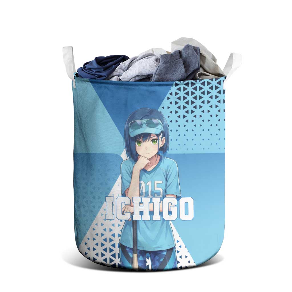 Ichigo Laundry Basket Cool Blue Baseball Anime Style