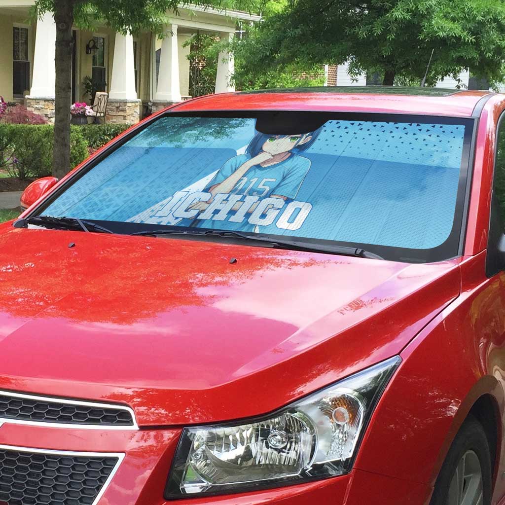 Ichigo Auto Sun Shade Cool Blue Baseball Anime Style