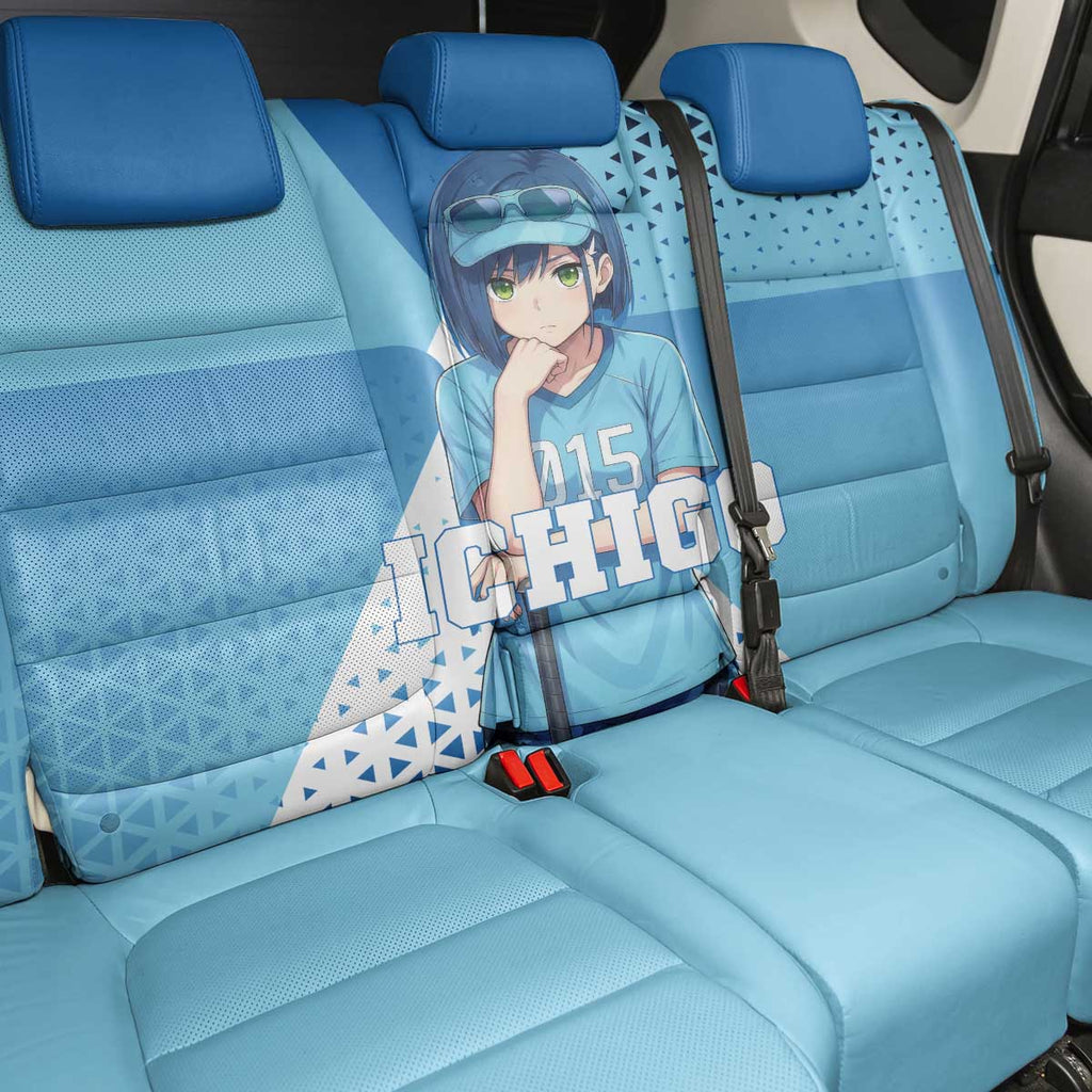 Ichigo Back Car Seat Cover Cool Blue Baseball Anime Style