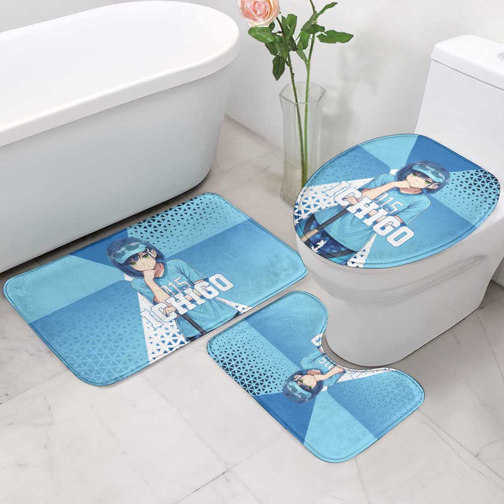 Ichigo Bathroom Set Cool Blue Baseball Anime Style