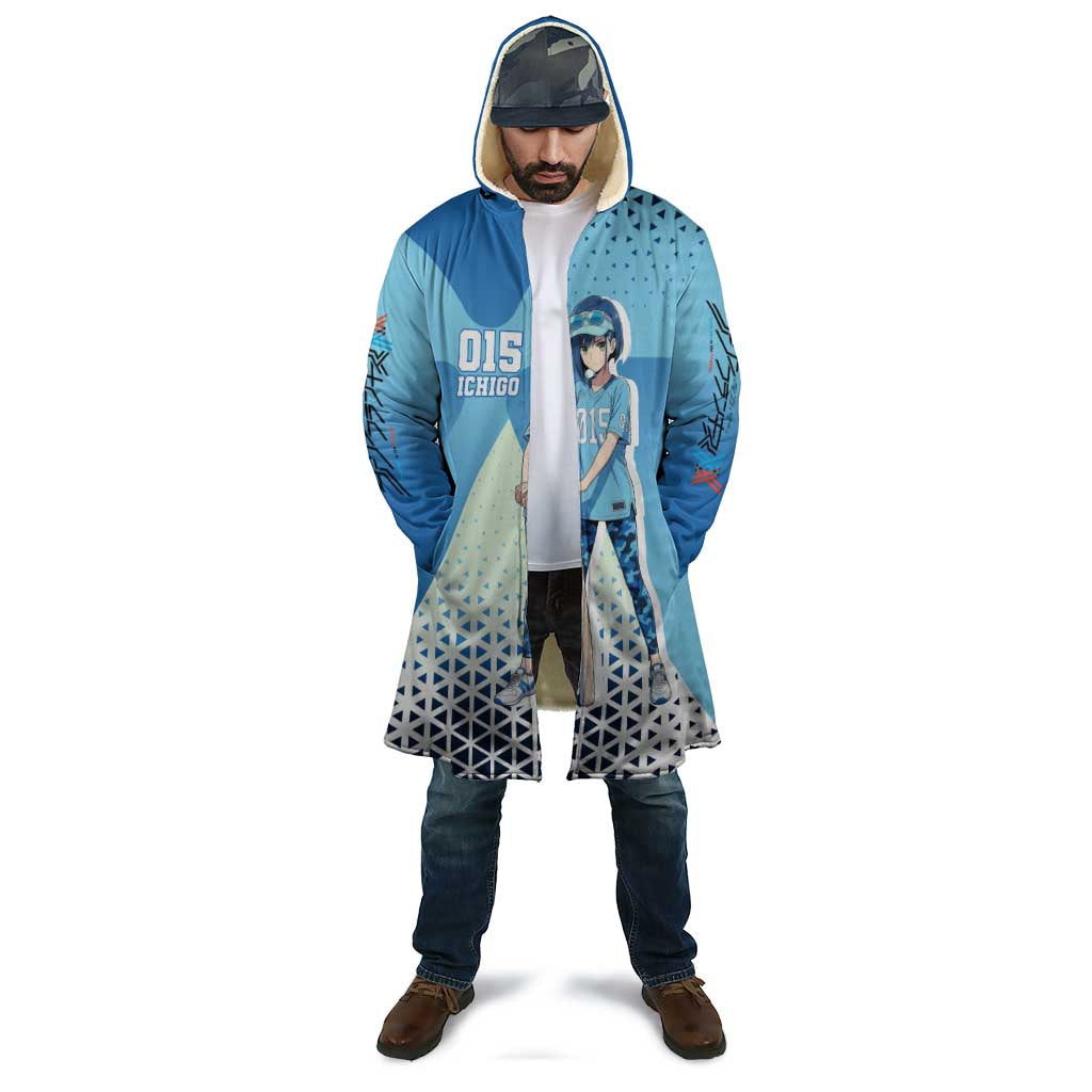 Ichigo Cloak Cool Blue Baseball Anime Style