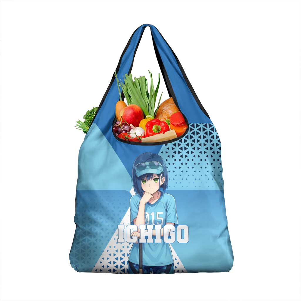 Ichigo Grocery Bag Cool Blue Baseball Anime Style