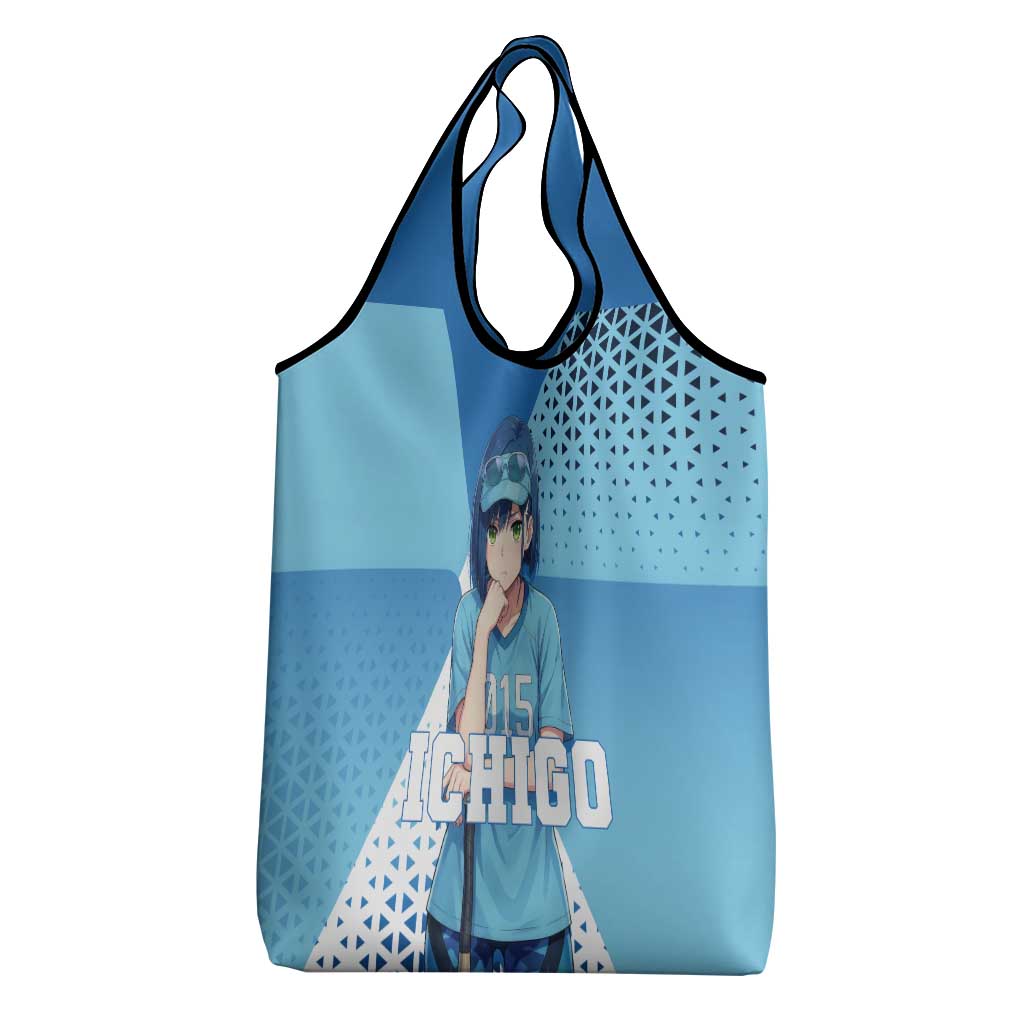 Ichigo Grocery Bag Cool Blue Baseball Anime Style
