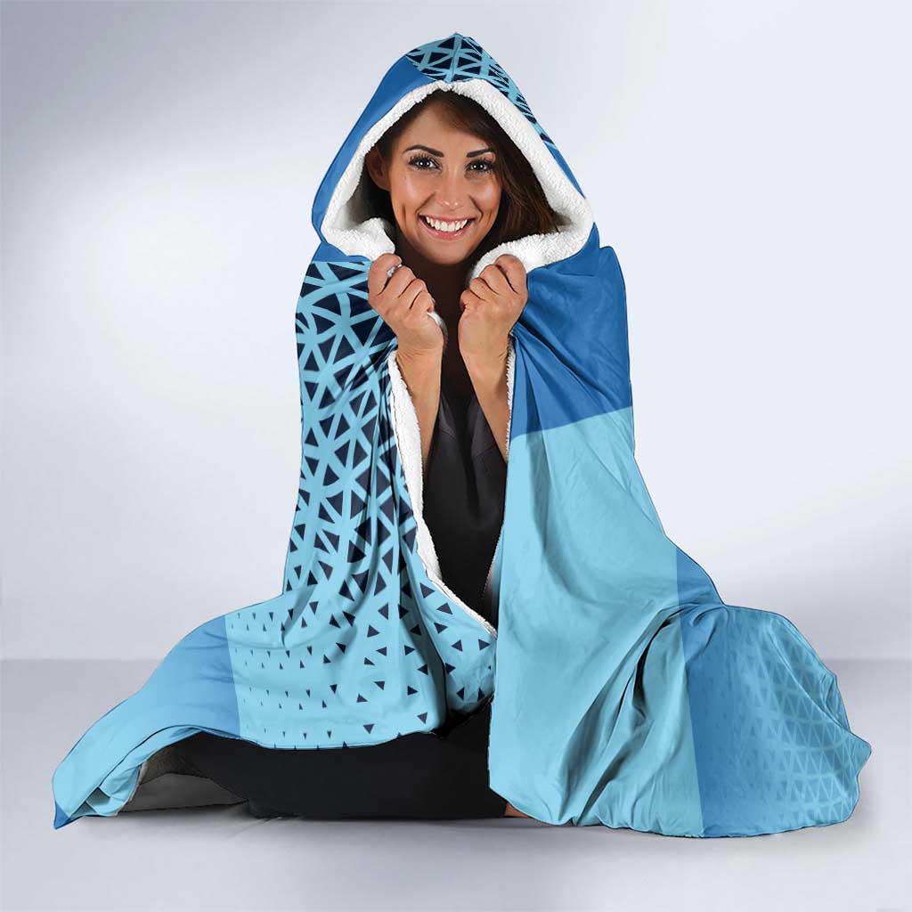 Ichigo Hooded Blanket Cool Blue Baseball Anime Style