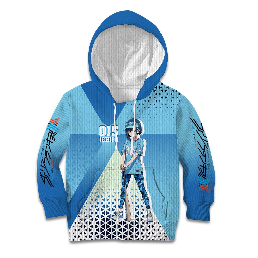 Ichigo Kid Hoodie Cool Blue Baseball Anime Style