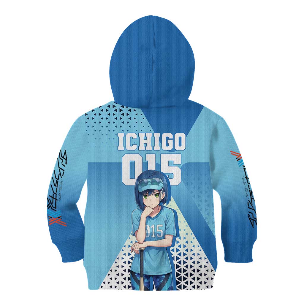Ichigo Kid Hoodie Cool Blue Baseball Anime Style