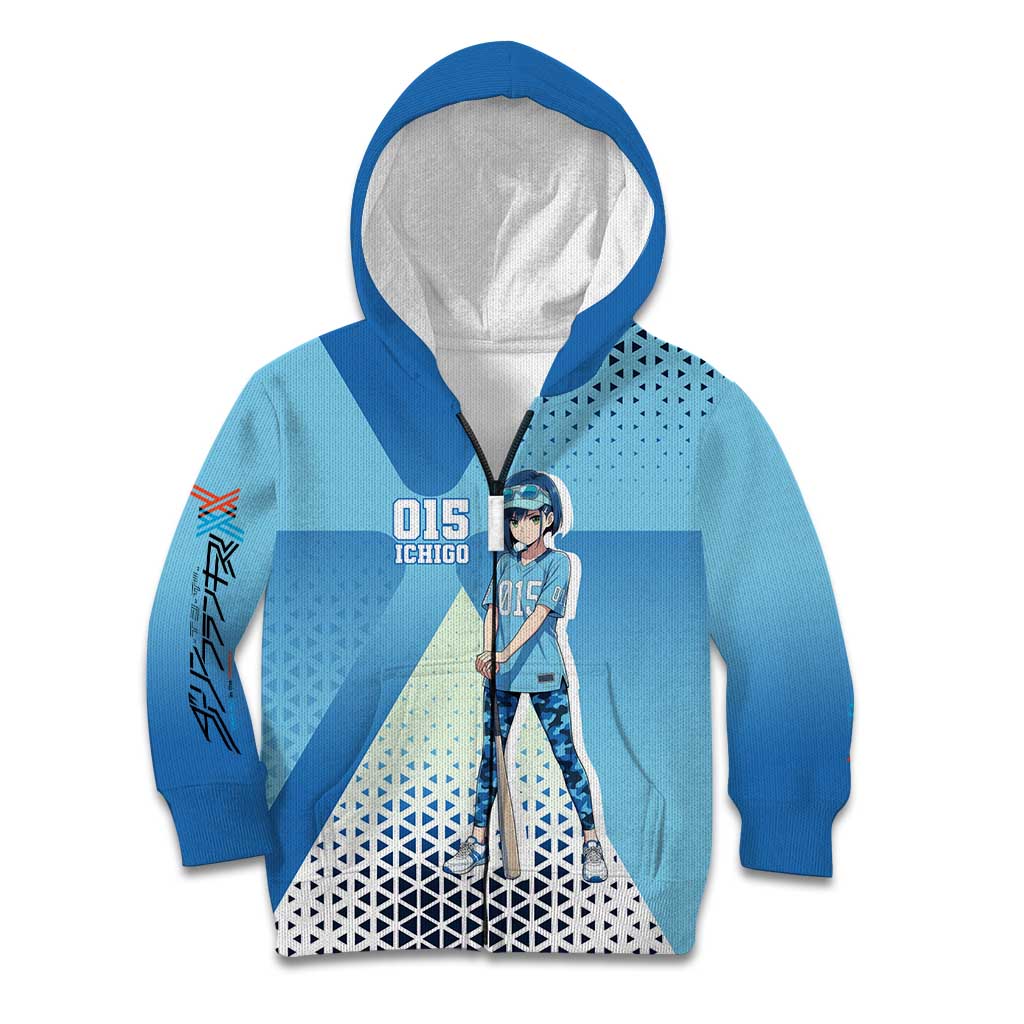 Ichigo Kid Hoodie Cool Blue Baseball Anime Style