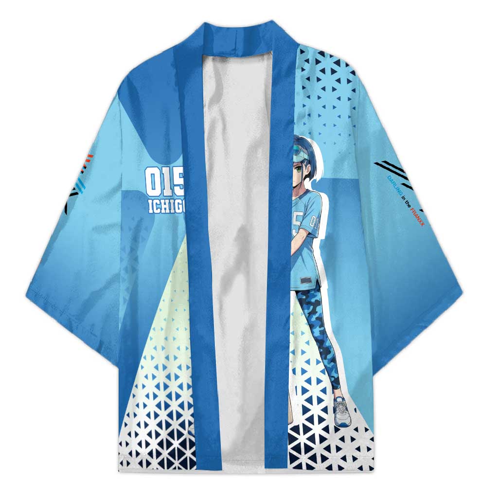 Ichigo Kimono Cool Blue Baseball Anime Style