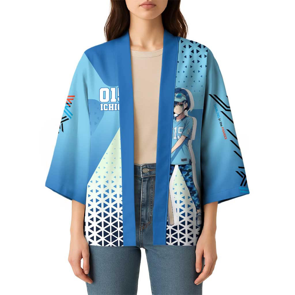 Ichigo Kimono Cool Blue Baseball Anime Style